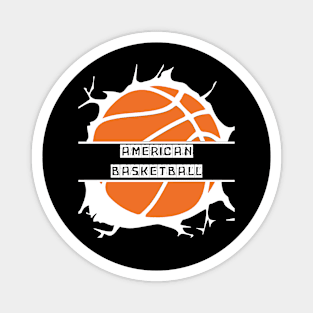 Basketball Art For a Basketball Lover Magnet